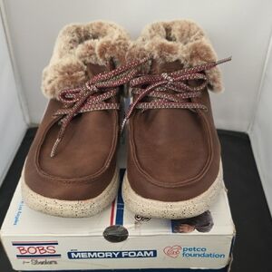 BOBS from Skechers Brown Shoes with Faux Fur